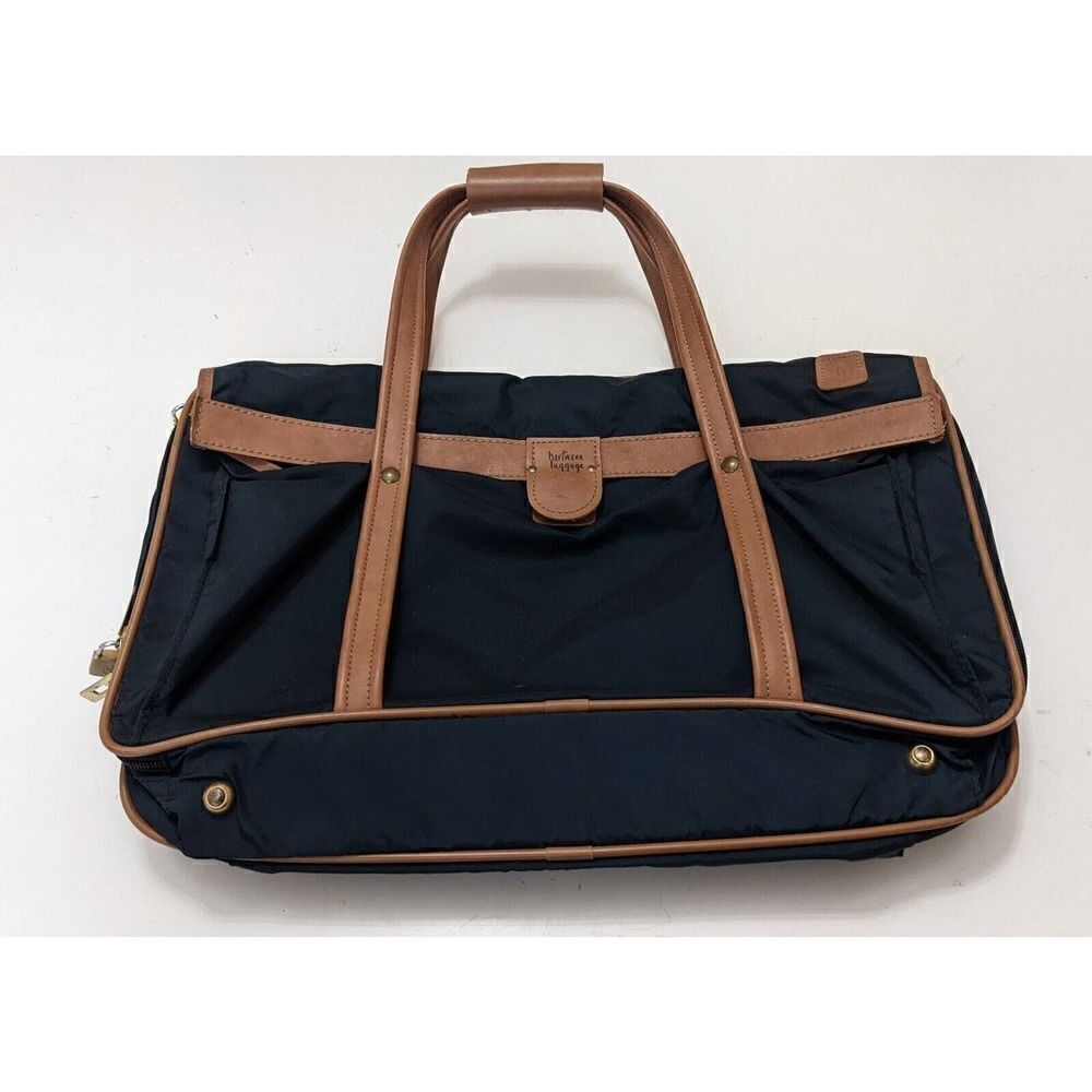 Vintage Ballistic HARTMANN 3 Compartment Nylon Leather Carry-On Duffle Bag‎